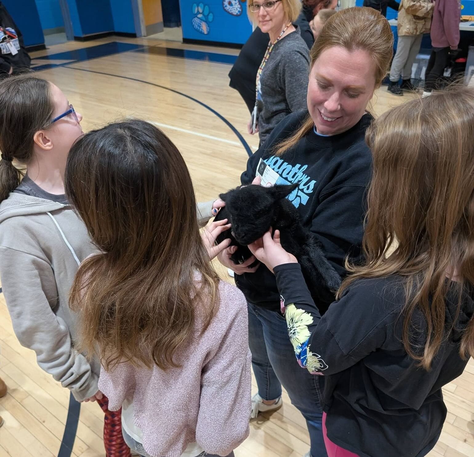 Zoo to You animal interaction with students