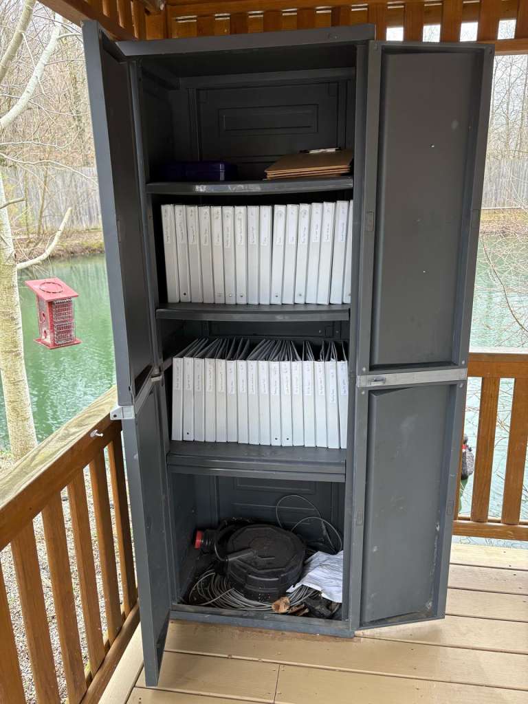 Education Cabinet with activity worksheets