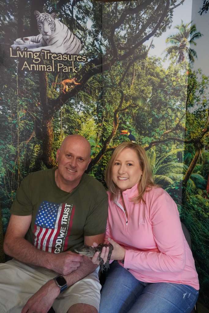 Animal encounter photo booth experience